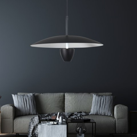 Lampa wisząca Ufo L czarna LED CCT