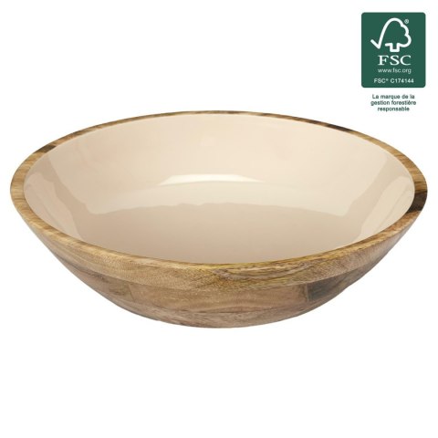 Miska Dune 33 cm z drewna mango
