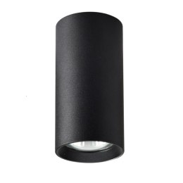 Tuba natynkowa Manacor 17 cm czarna 1xGU10