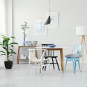 Krzesło Wicker Naturalne białe inspirowa