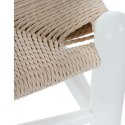 Krzesło Wicker Naturalne białe inspirowa