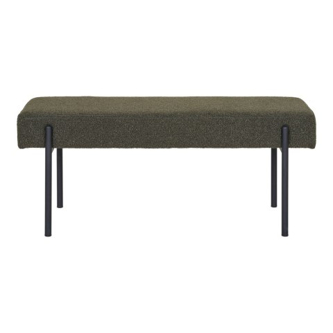 Ławka Swindon boucle zielona/czarna
