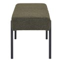 Ławka Swindon boucle zielona/czarna