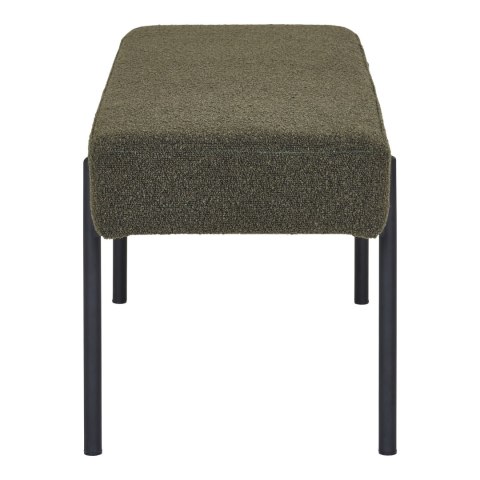 Ławka Swindon boucle zielona/czarna