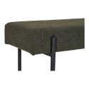 Ławka Swindon boucle zielona/czarna