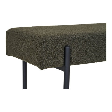 Ławka Swindon boucle zielona/czarna