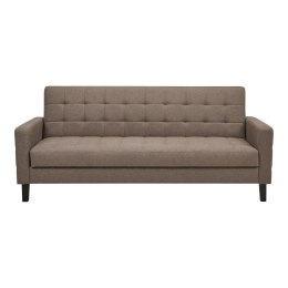 Sofa rozkładana Milton brązowa/ czarne