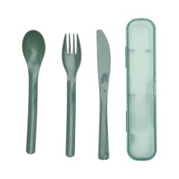 Zestaw plastikowych sztućców zielony