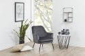 Fotel Chisa VIC Dark Grey