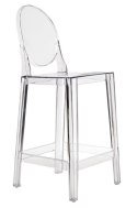 Stołek barowy Viki transparentny 65cm