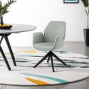Krzesło obrotowe Aura light grey /black