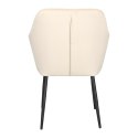 Krzesło Emilia Velvet sand /black