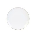 Talerz Pearl Gold 20cm biały