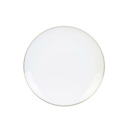 Talerz Pearl Gold 20cm biały
