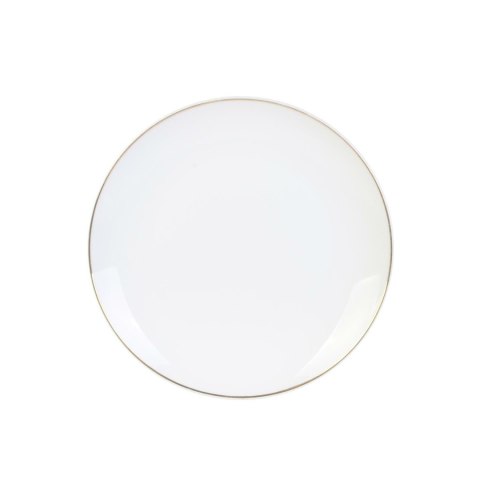 Talerz Pearl Gold 20cm biały