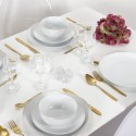 Talerz Pearl Gold 27cm biały