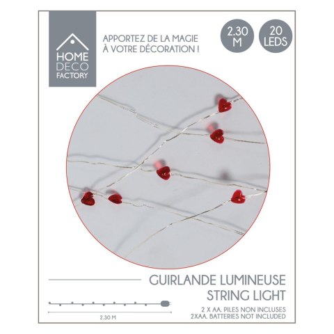 Girlanda 20 LED Serca