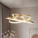 Lampa wisząca LED 60W 50cm złota LUNE 33-76397