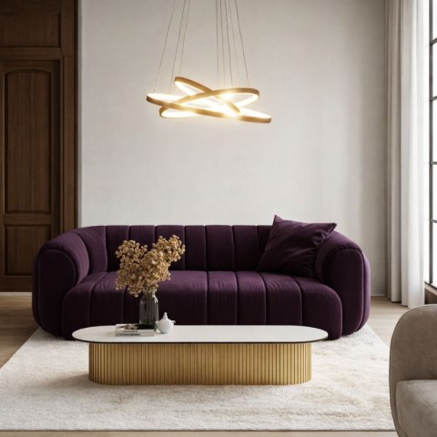 Lampa wisząca LED 60W 50cm złota LUNE 33-76397