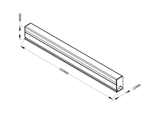 Moduł Geometric System New 30 cm LED 4000K