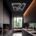 Plafon Nivra czarny LED CCT