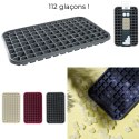 Tacka do mrożenia kostek lodu szara