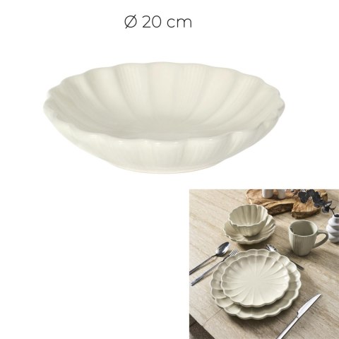 Talerz głęboki Calista 20cm szary