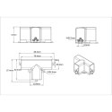 Łącznik T elektryczny do oświetlenia modułowego Geometric System New