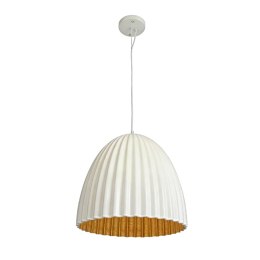 Lampa wisząca Elva 50 cm biały