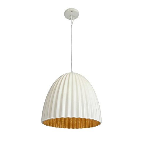 Lampa wisząca Elva 50 cm biały