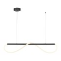 Lampa wisząca Meleca S czarna LED CCT
