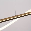 Lampa wisząca Meleca S złota LED CCT