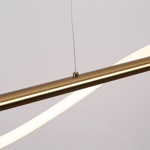 Lampa wisząca Meleca S złota LED CCT