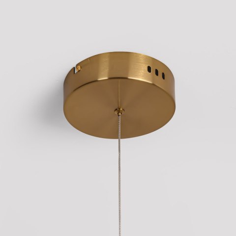Lampa wisząca Meleca S złota LED CCT