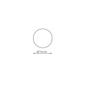 Plafon Platillo 16 cm czarny LED CCT