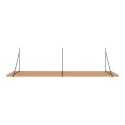 Półka Chiba 120cm naturalna/ czarna