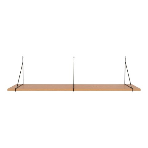 Półka Chiba 120cm naturalna/ czarna