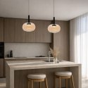 BUENO lampa wisząca czarny 1x9W GX53 klosz bezbarwny+złoty