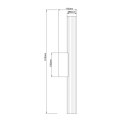 Kinkiet Linea 61 cm złoty LED CCT