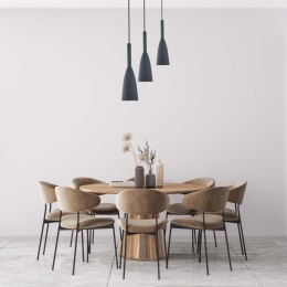 Lampa wisząca Solin 3 szara 3xE27