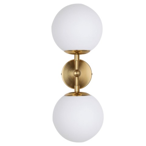 Kinkiet złoty Dorado białe kule podwójny LP-002/2W