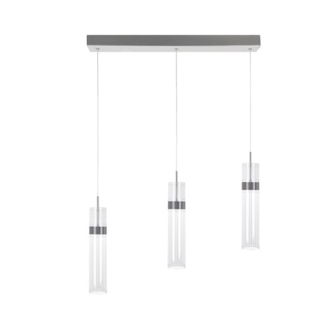 Lampa wisząca Ambiente 3 srebrna LED CCT