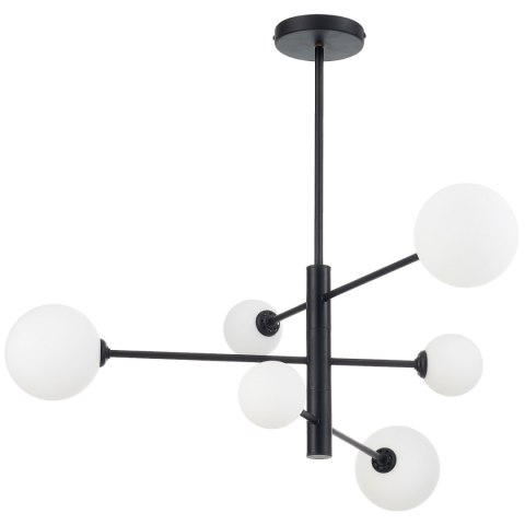 Lampa wisząca Dorado czarna LP-002/6P BK