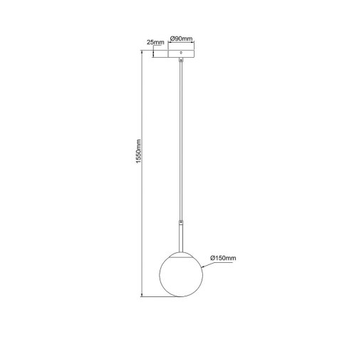 Lampa wisząca Dorado złota 1xE14