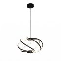 Lampa wisząca Kandor czarna LED CCT