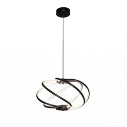 Lampa wisząca Kandor czarna LED CCT