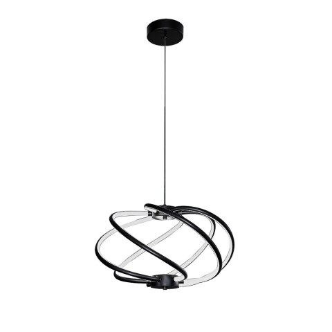 Lampa wisząca Kandor czarna LED CCT