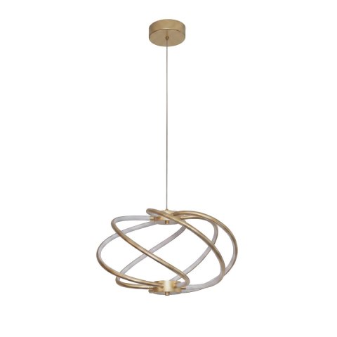 Lampa wisząca Kandor złota LED CCT