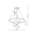 Lampa wisząca Marissa Ring złota LED CCT