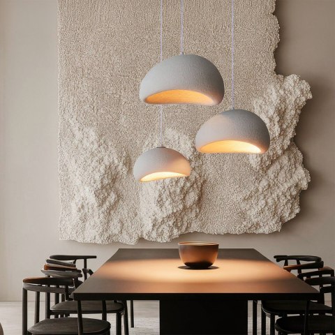 Lampa wisząca Nube 50cm biała